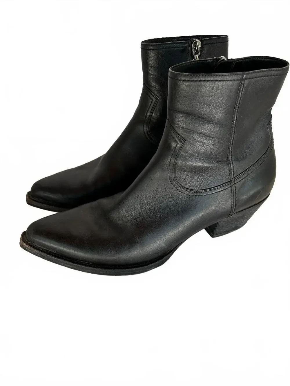 Saint Laurent Lukas Ankle Boots 530825 Men’s 43 US 10 Luxury